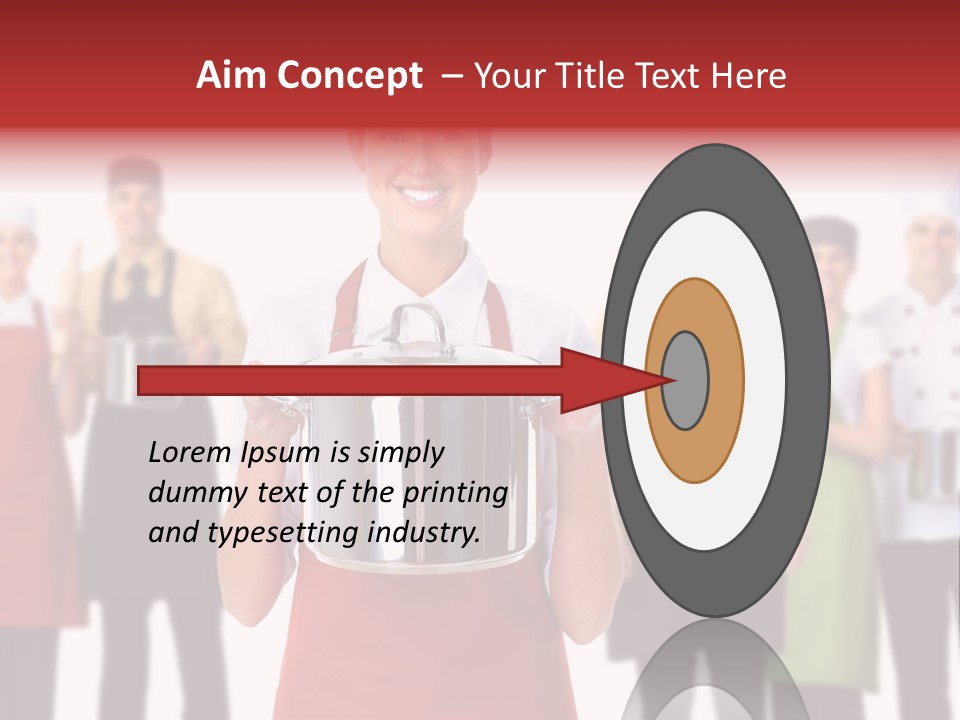 Team Woman Man PowerPoint Template