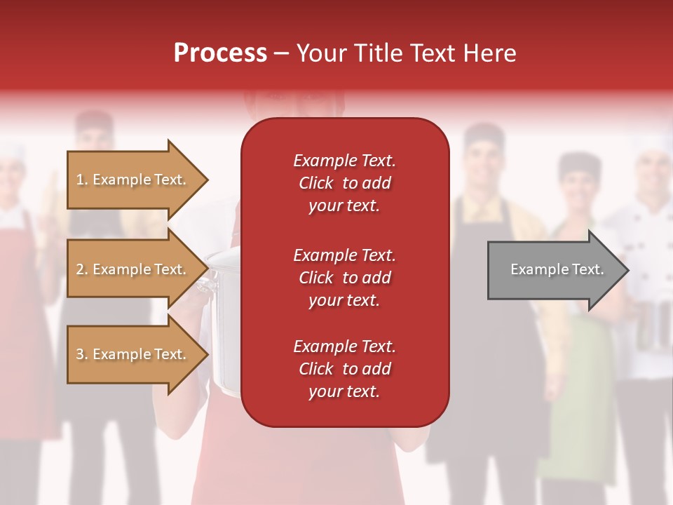 Team Woman Man PowerPoint Template