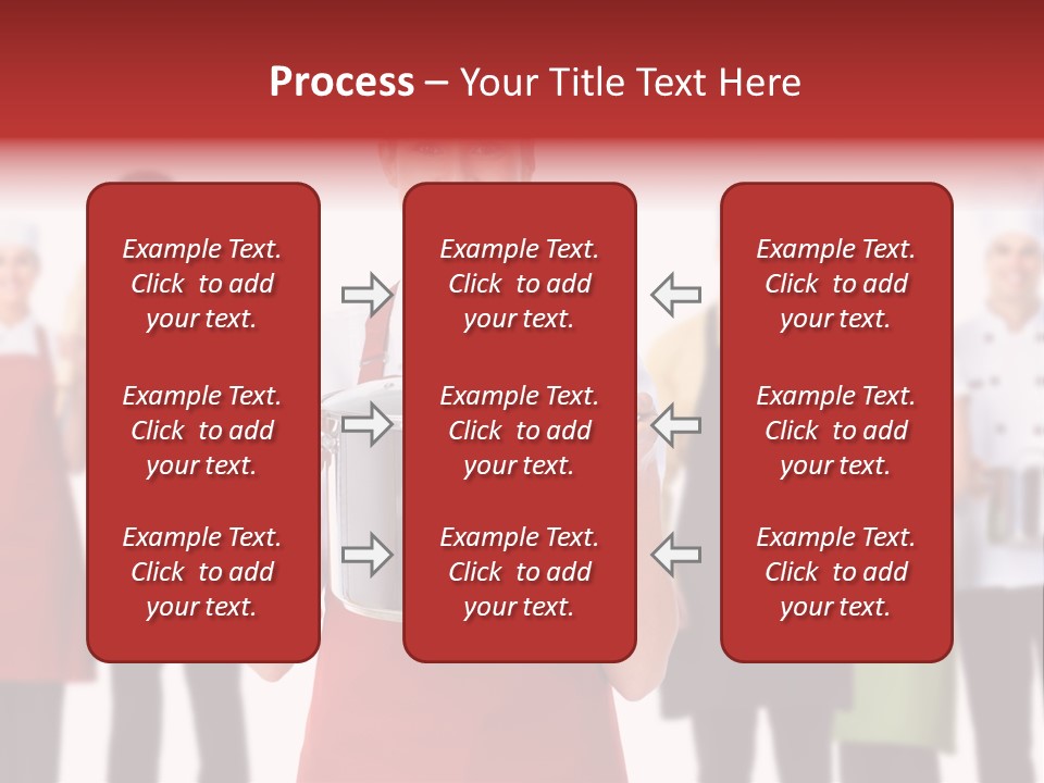 Team Woman Man PowerPoint Template