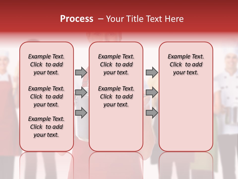 Team Woman Man PowerPoint Template