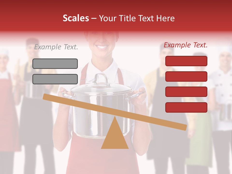 Team Woman Man PowerPoint Template