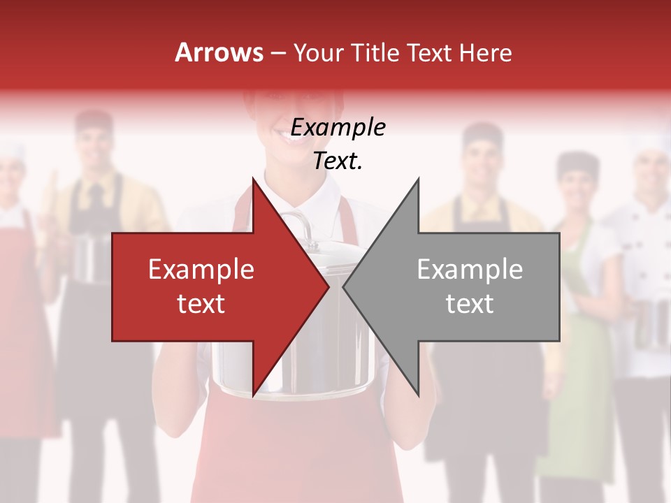 Team Woman Man PowerPoint Template