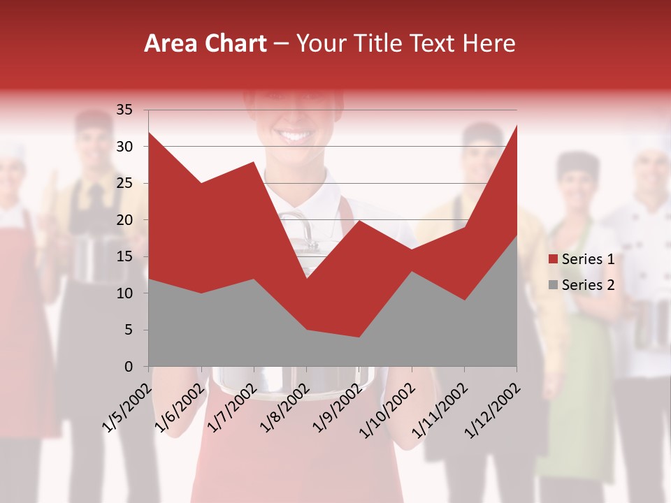 Team Woman Man PowerPoint Template