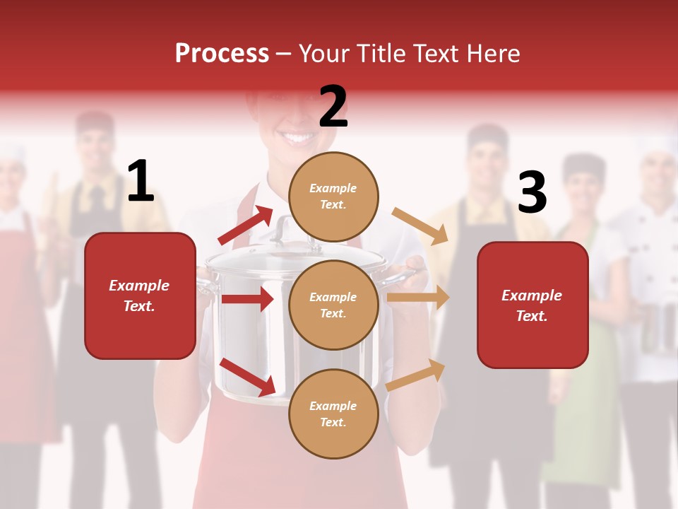 Team Woman Man PowerPoint Template