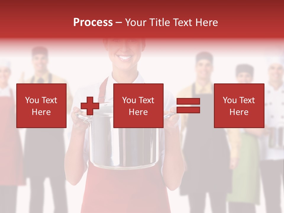 Team Woman Man PowerPoint Template