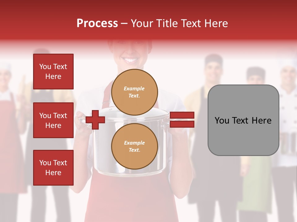 Team Woman Man PowerPoint Template
