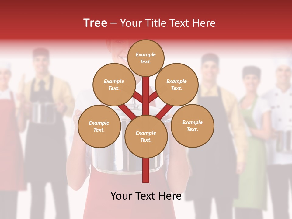 Team Woman Man PowerPoint Template