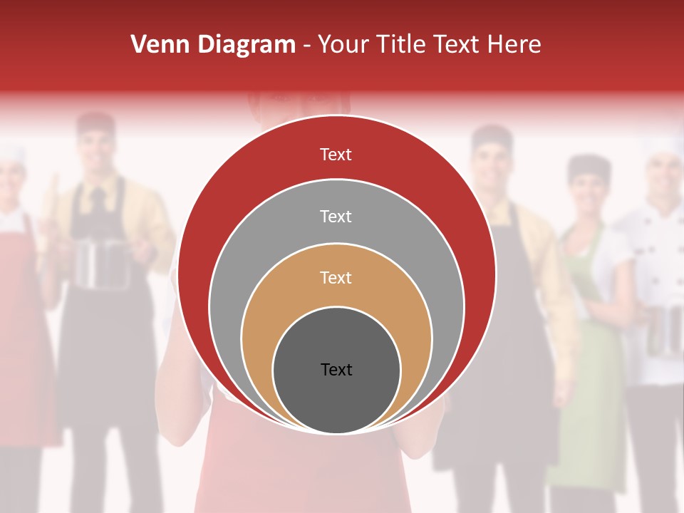 Team Woman Man PowerPoint Template