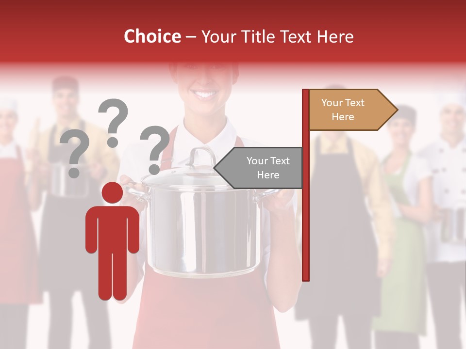 Team Woman Man PowerPoint Template