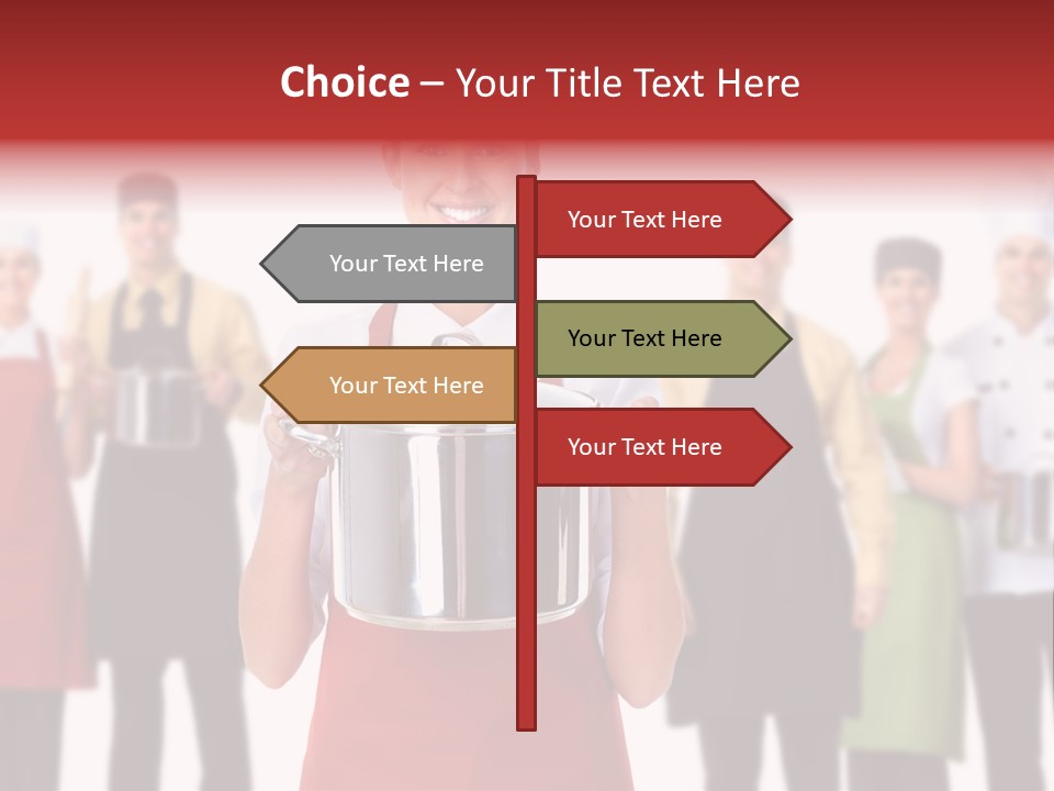 Team Woman Man PowerPoint Template