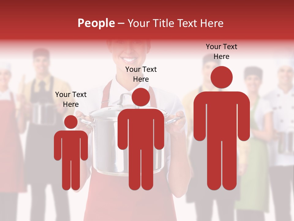 Team Woman Man PowerPoint Template