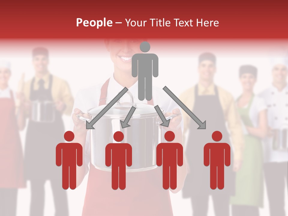 Team Woman Man PowerPoint Template