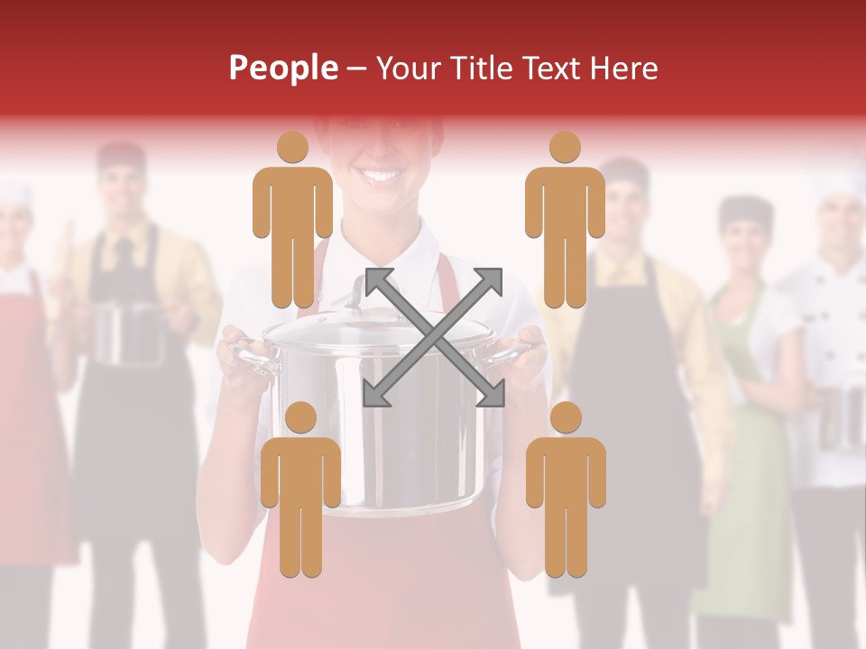 Team Woman Man PowerPoint Template