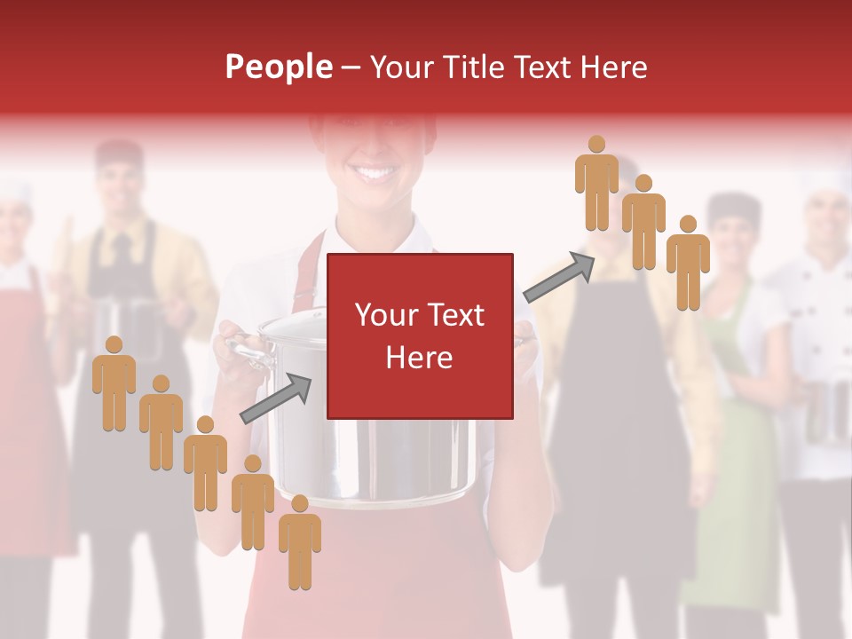 Team Woman Man PowerPoint Template