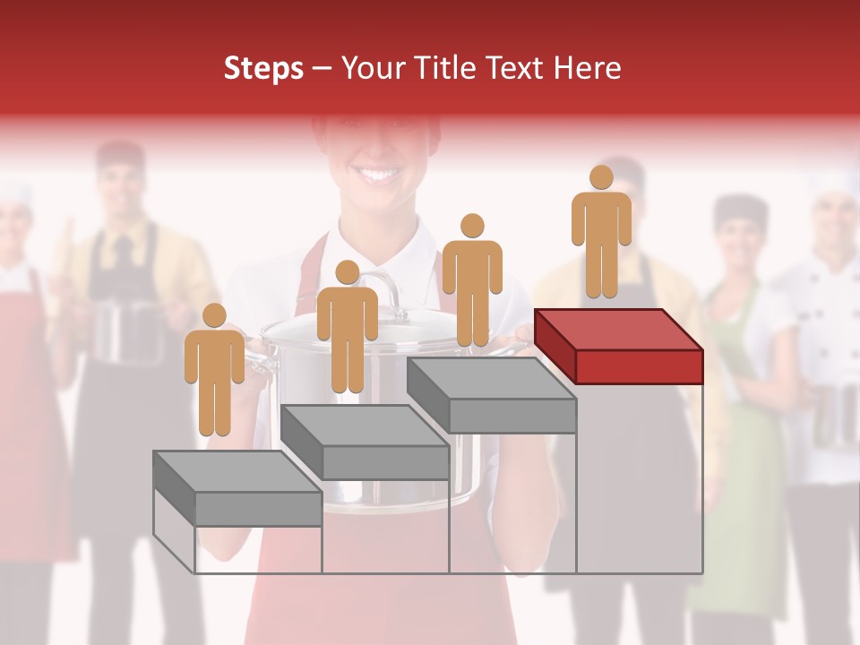 Team Woman Man PowerPoint Template