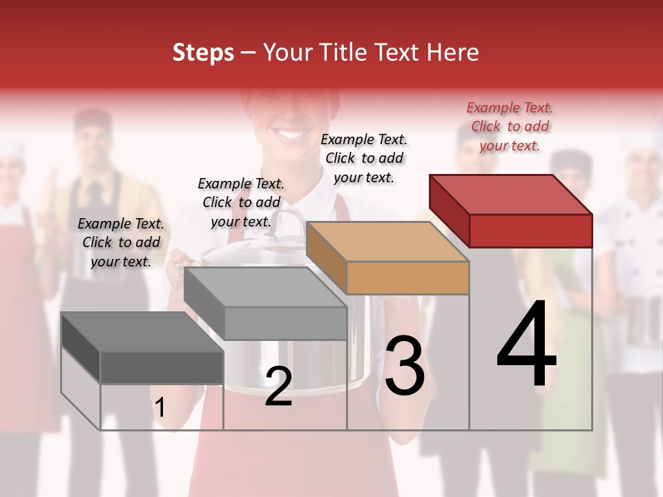 Team Woman Man PowerPoint Template