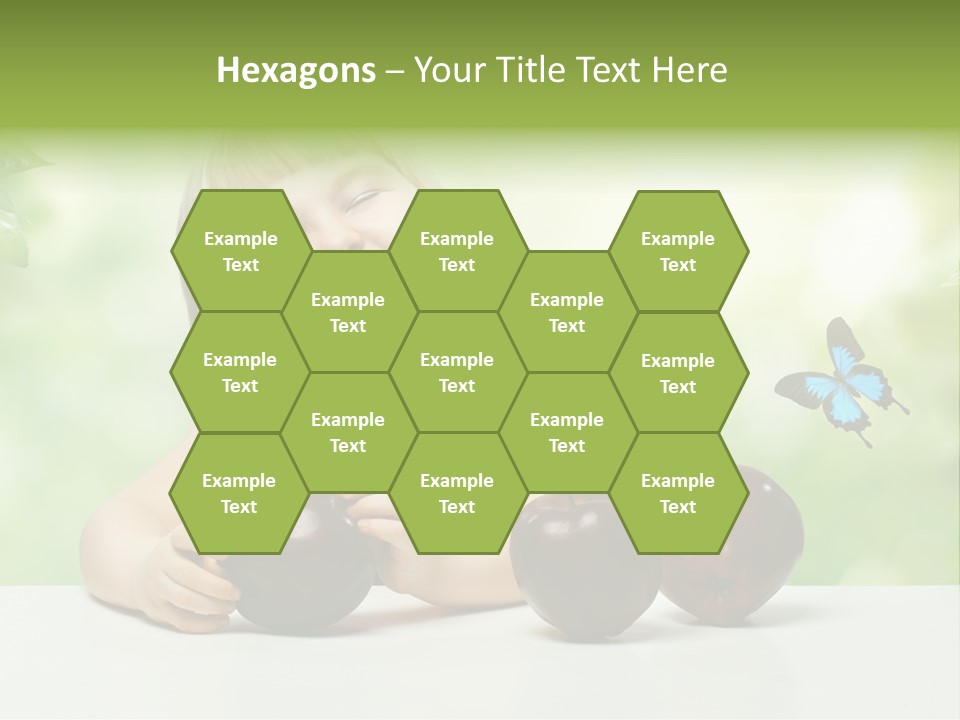 Cute Enjoyment Child PowerPoint Template