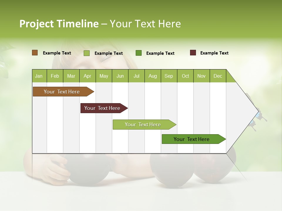 Cute Enjoyment Child PowerPoint Template