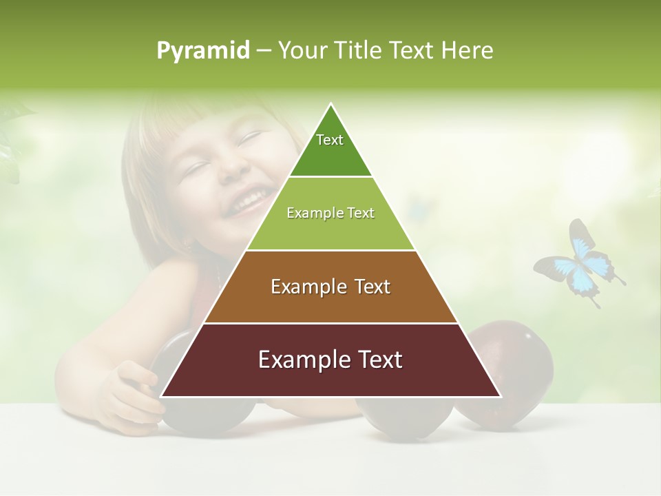 Cute Enjoyment Child PowerPoint Template