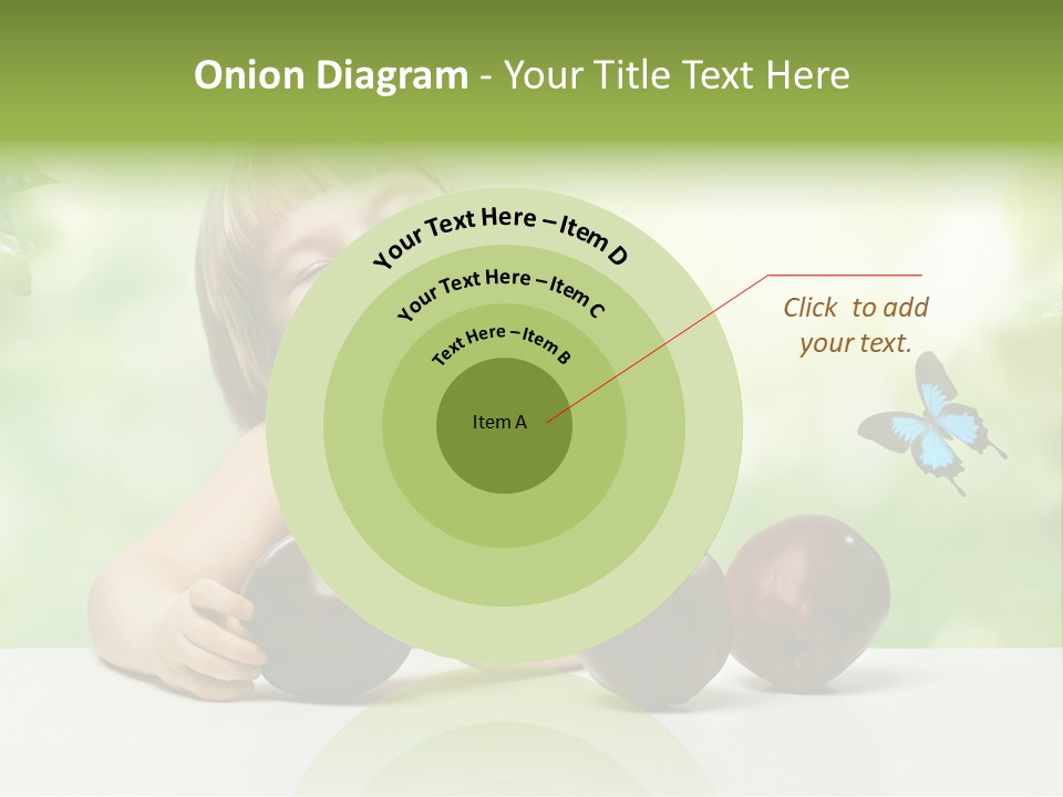 Cute Enjoyment Child PowerPoint Template