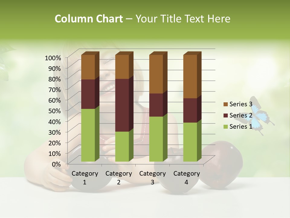 Cute Enjoyment Child PowerPoint Template