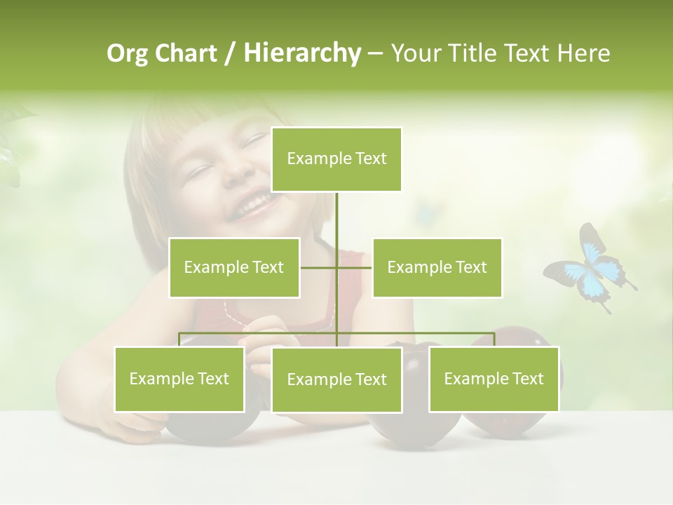 Cute Enjoyment Child PowerPoint Template