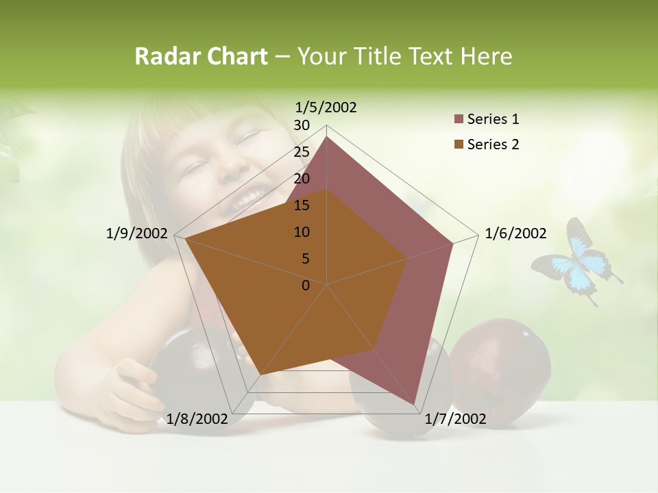 Cute Enjoyment Child PowerPoint Template