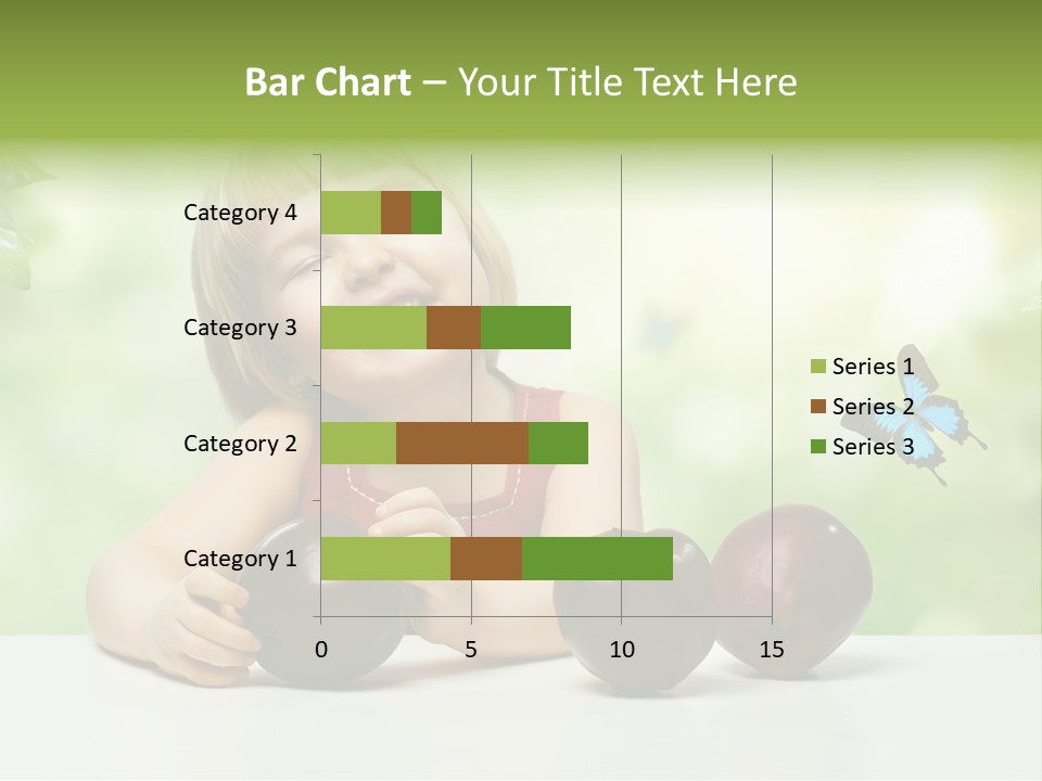 Cute Enjoyment Child PowerPoint Template