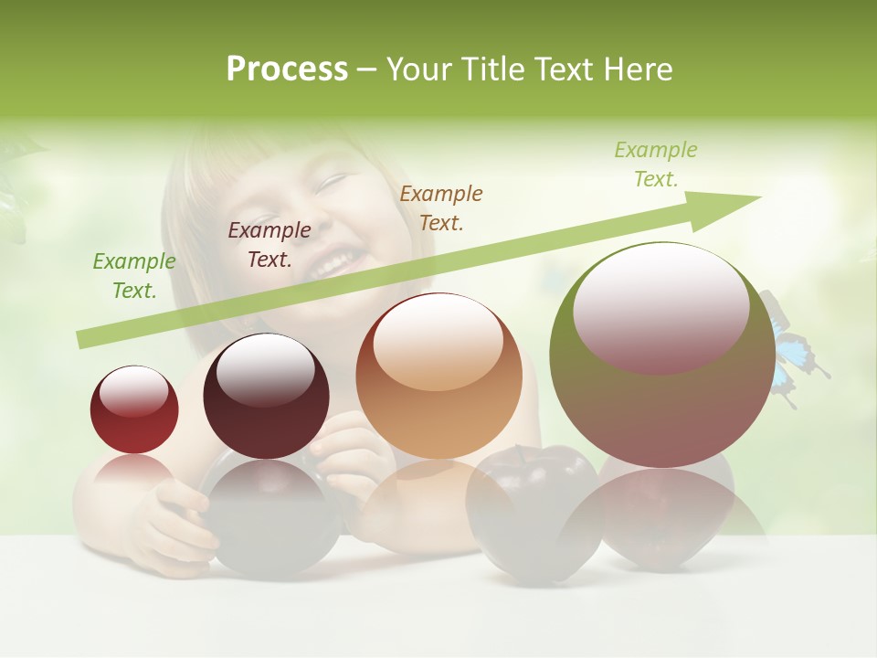 Cute Enjoyment Child PowerPoint Template