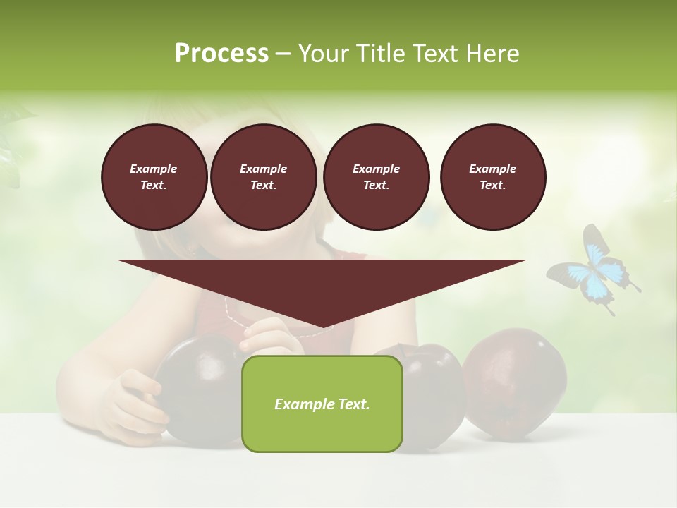 Cute Enjoyment Child PowerPoint Template