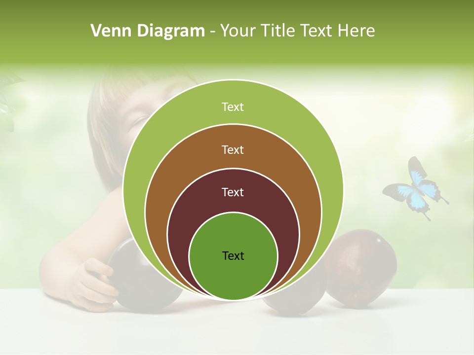 Cute Enjoyment Child PowerPoint Template