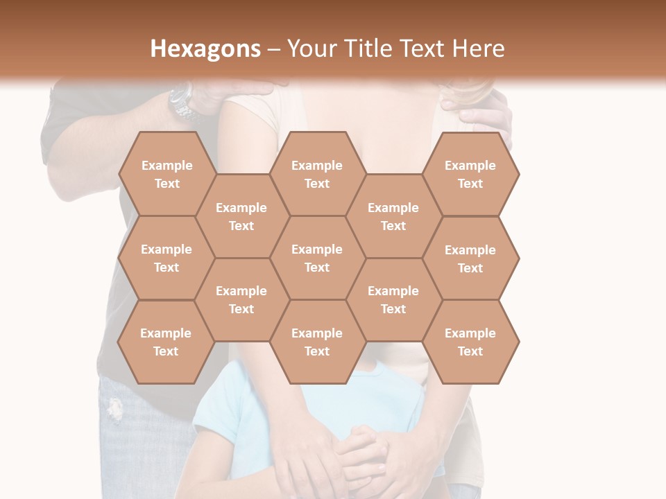 Horizontal Happy Togetherness PowerPoint Template