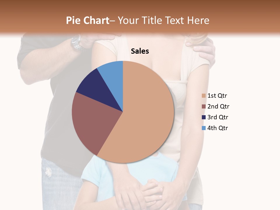 Horizontal Happy Togetherness PowerPoint Template