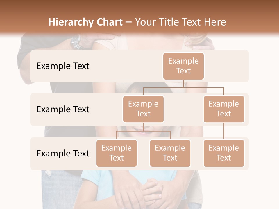 Horizontal Happy Togetherness PowerPoint Template
