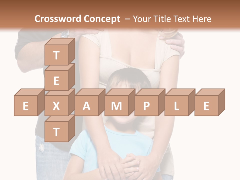 Horizontal Happy Togetherness PowerPoint Template