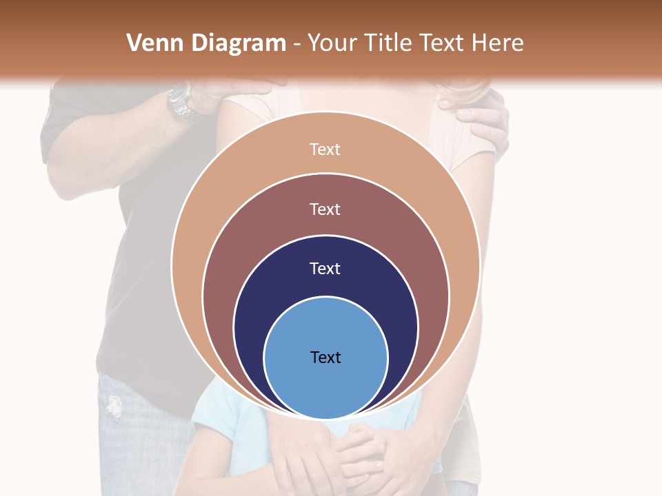 Horizontal Happy Togetherness PowerPoint Template