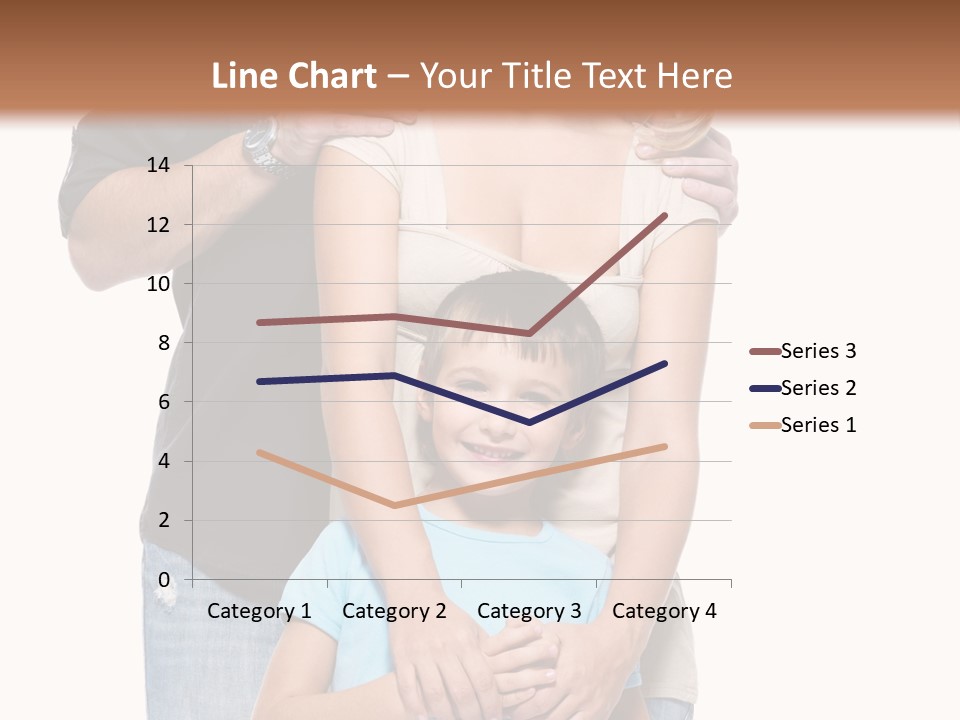 Horizontal Happy Togetherness PowerPoint Template