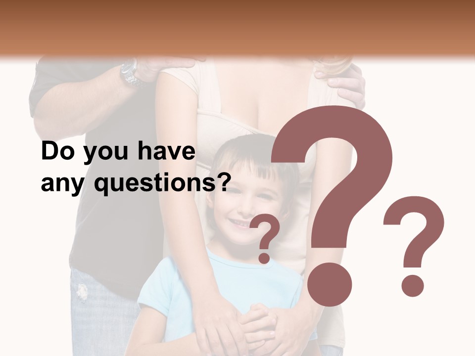 Horizontal Happy Togetherness PowerPoint Template