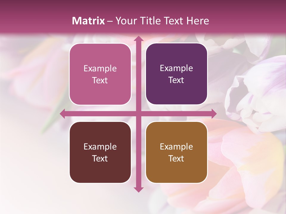 Colorful Violet Decor PowerPoint Template