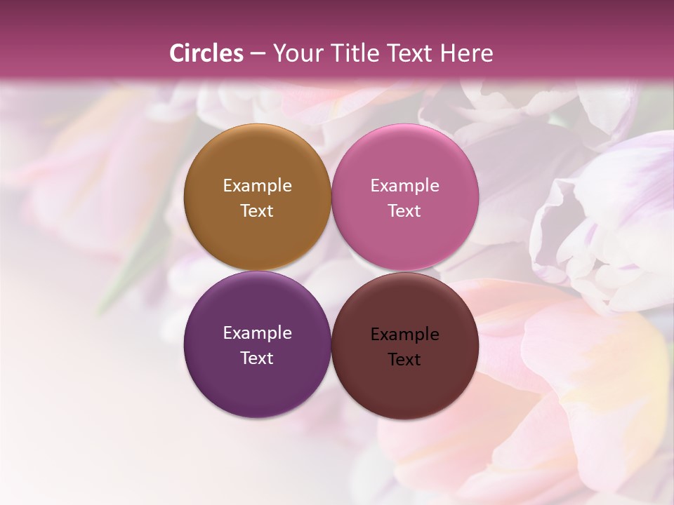 Colorful Violet Decor PowerPoint Template