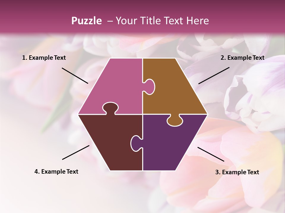 Colorful Violet Decor PowerPoint Template