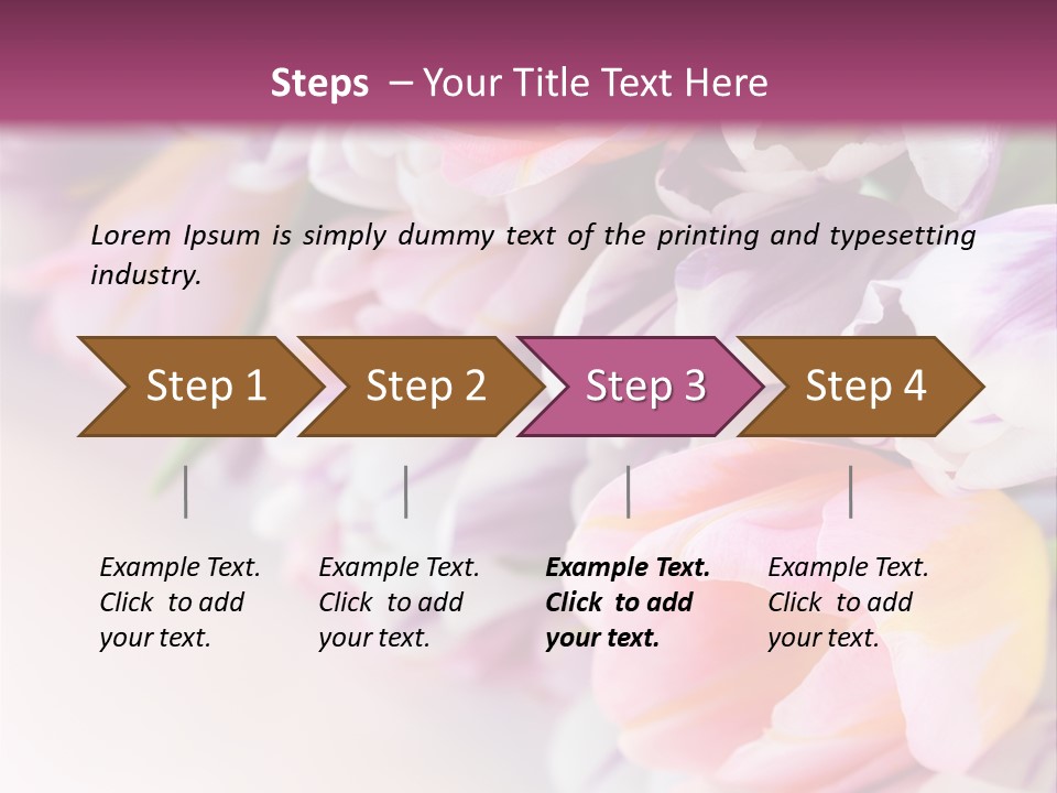 Colorful Violet Decor PowerPoint Template