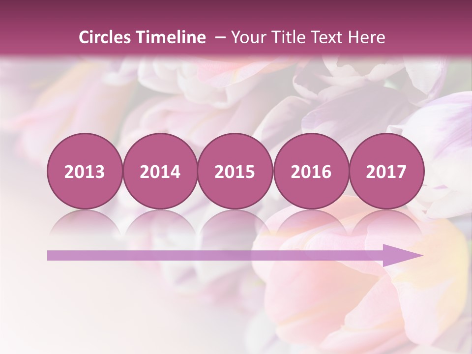 Colorful Violet Decor PowerPoint Template