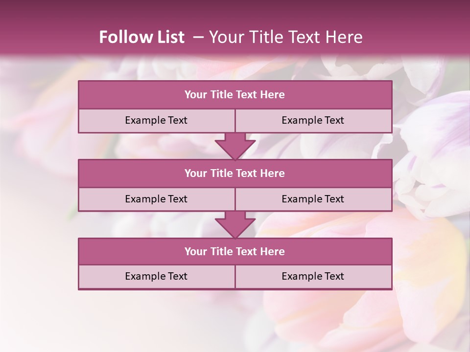 Colorful Violet Decor PowerPoint Template