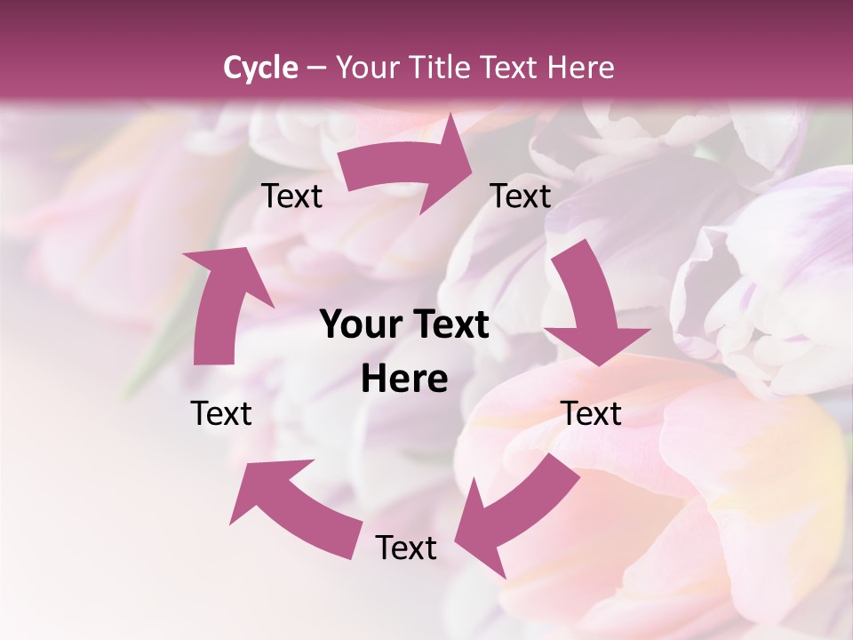 Colorful Violet Decor PowerPoint Template