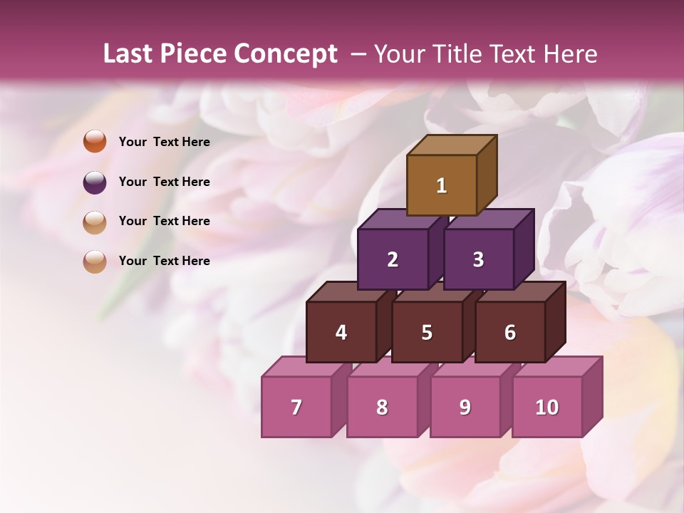 Colorful Violet Decor PowerPoint Template