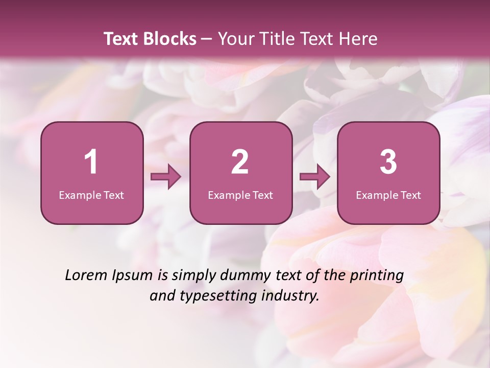 Colorful Violet Decor PowerPoint Template