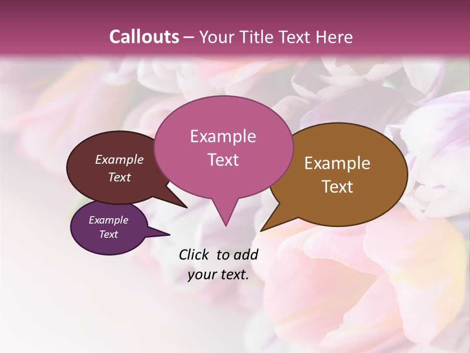 Colorful Violet Decor PowerPoint Template