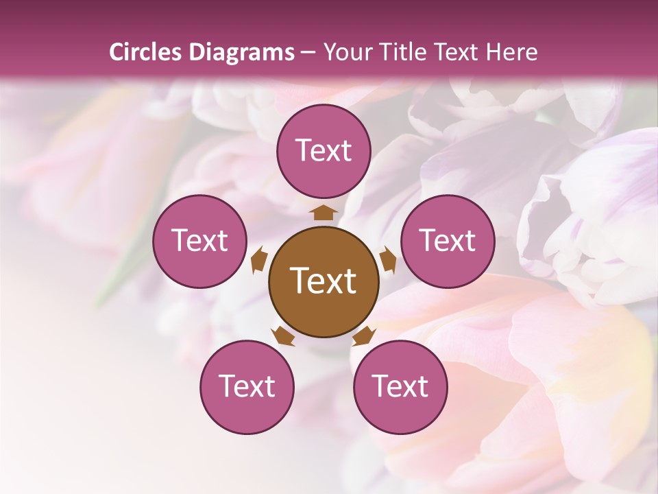 Colorful Violet Decor PowerPoint Template