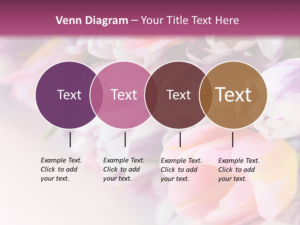 Colorful Violet Decor PowerPoint Template